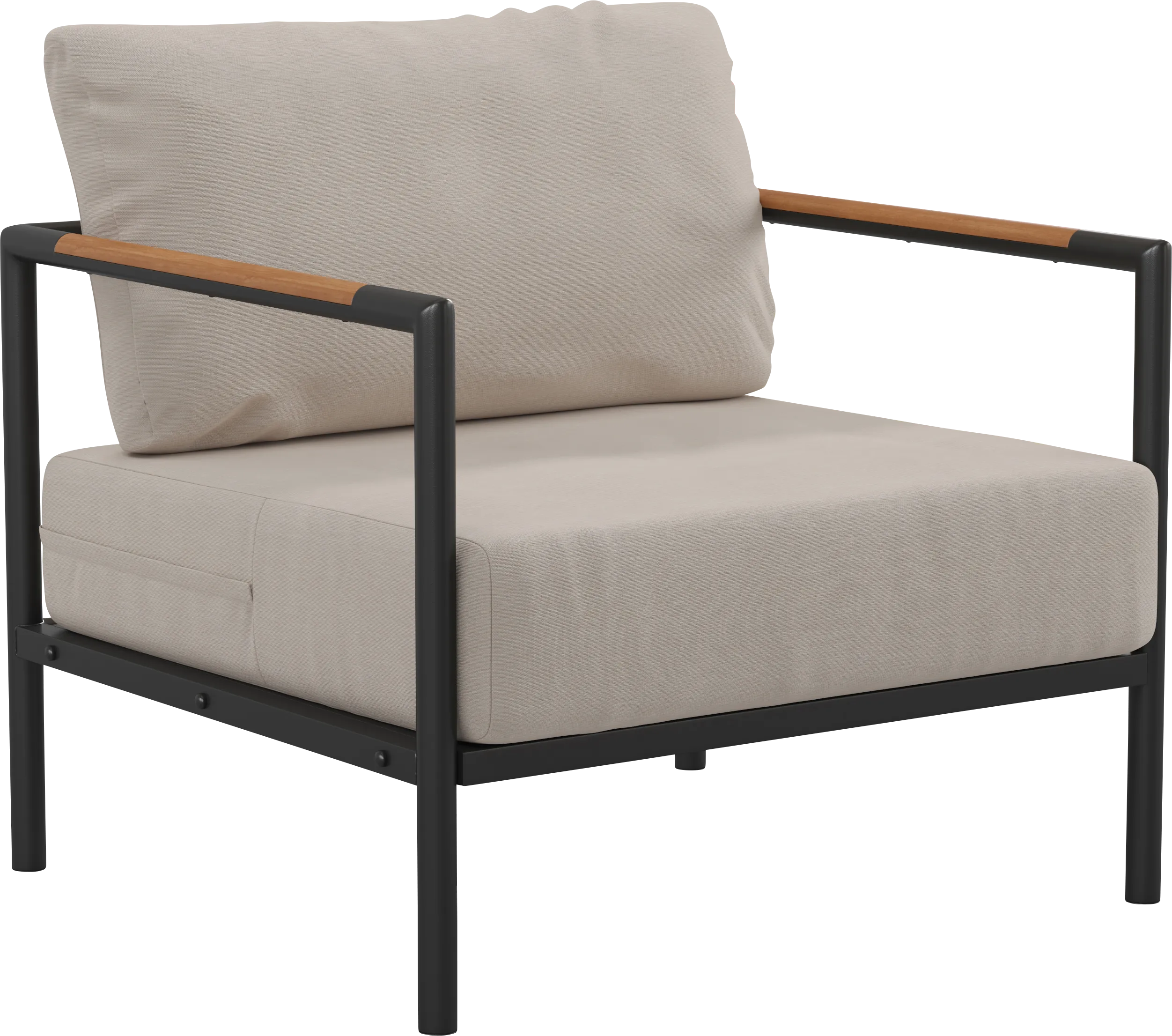 Outdoor Annelan Beige Accent Chair