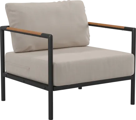 Outdoor Annelan Beige Accent Chair