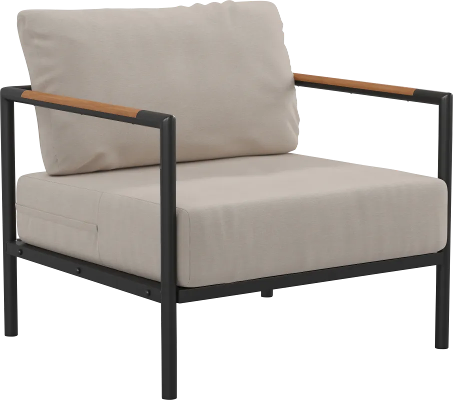 Outdoor Annelan Beige Accent Chair
