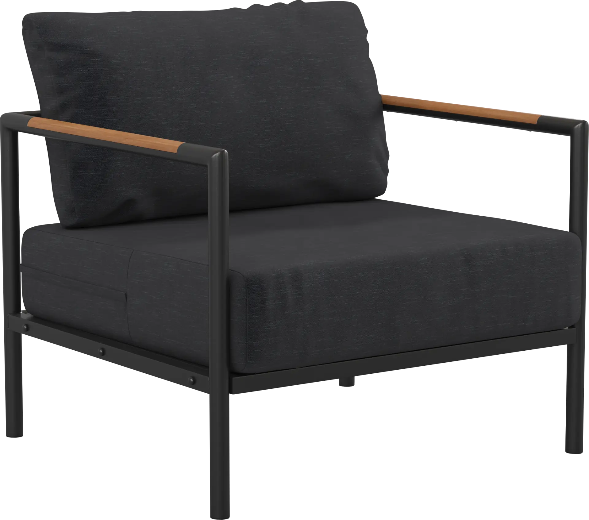 Outdoor Annelan Black Accent Chair