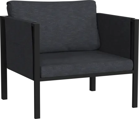 Outdoor Dellanor Charcoal Accent Chair