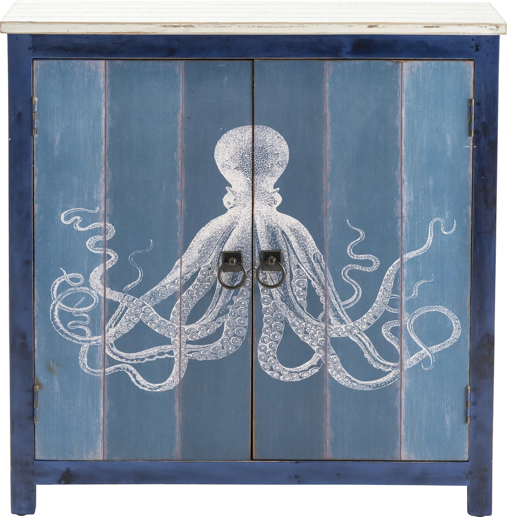 Ellanov Blue Accent Cabinet