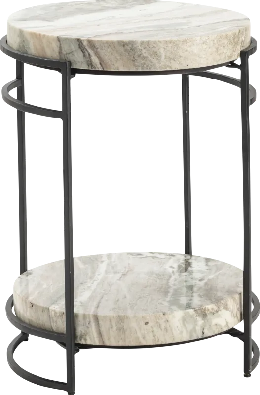 Helenanne White Accent Table