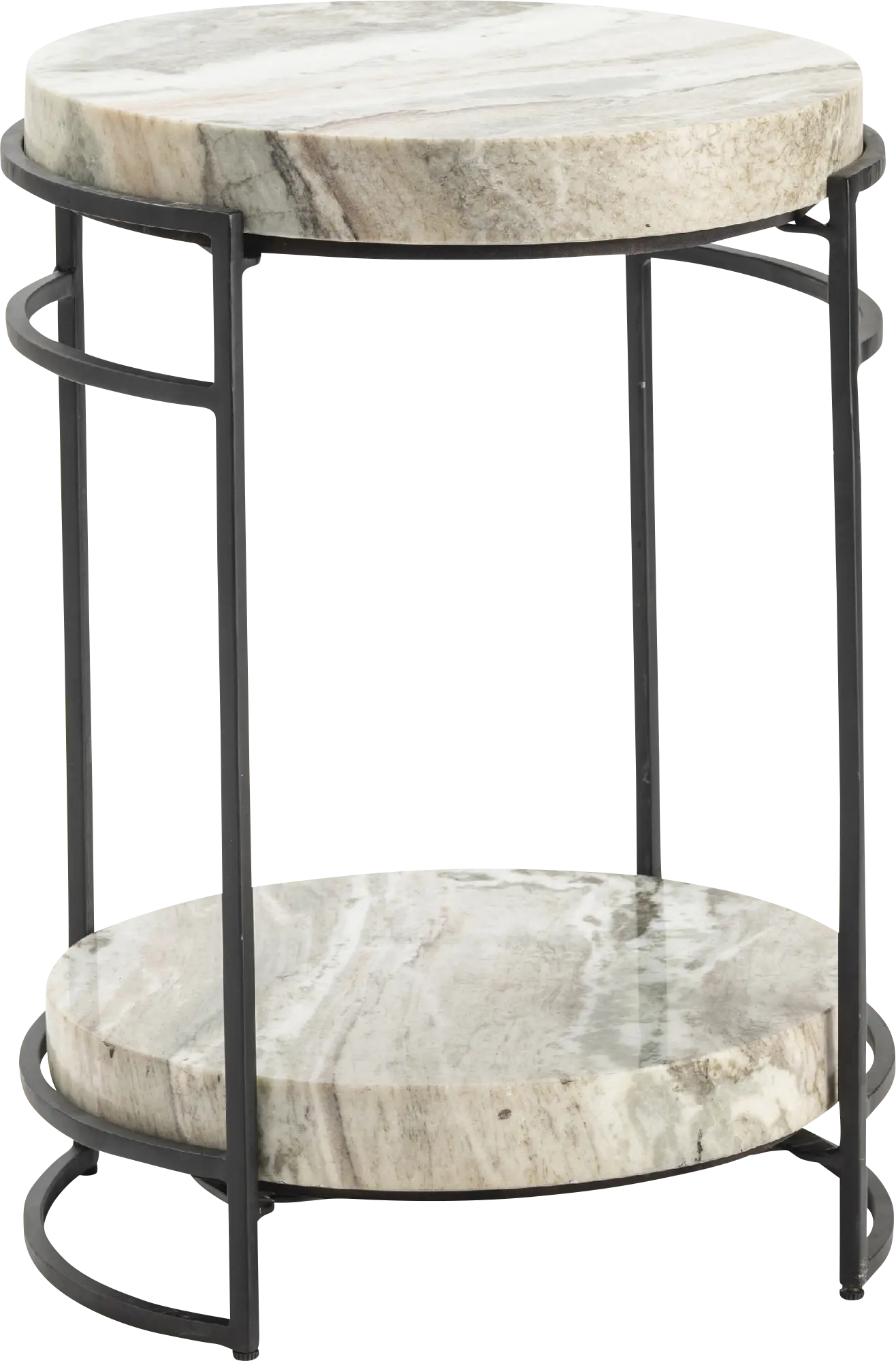 Helenanne White Accent Table