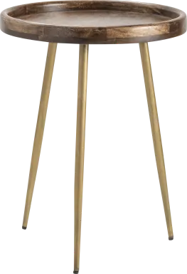 Lenafor Brown Accent Table