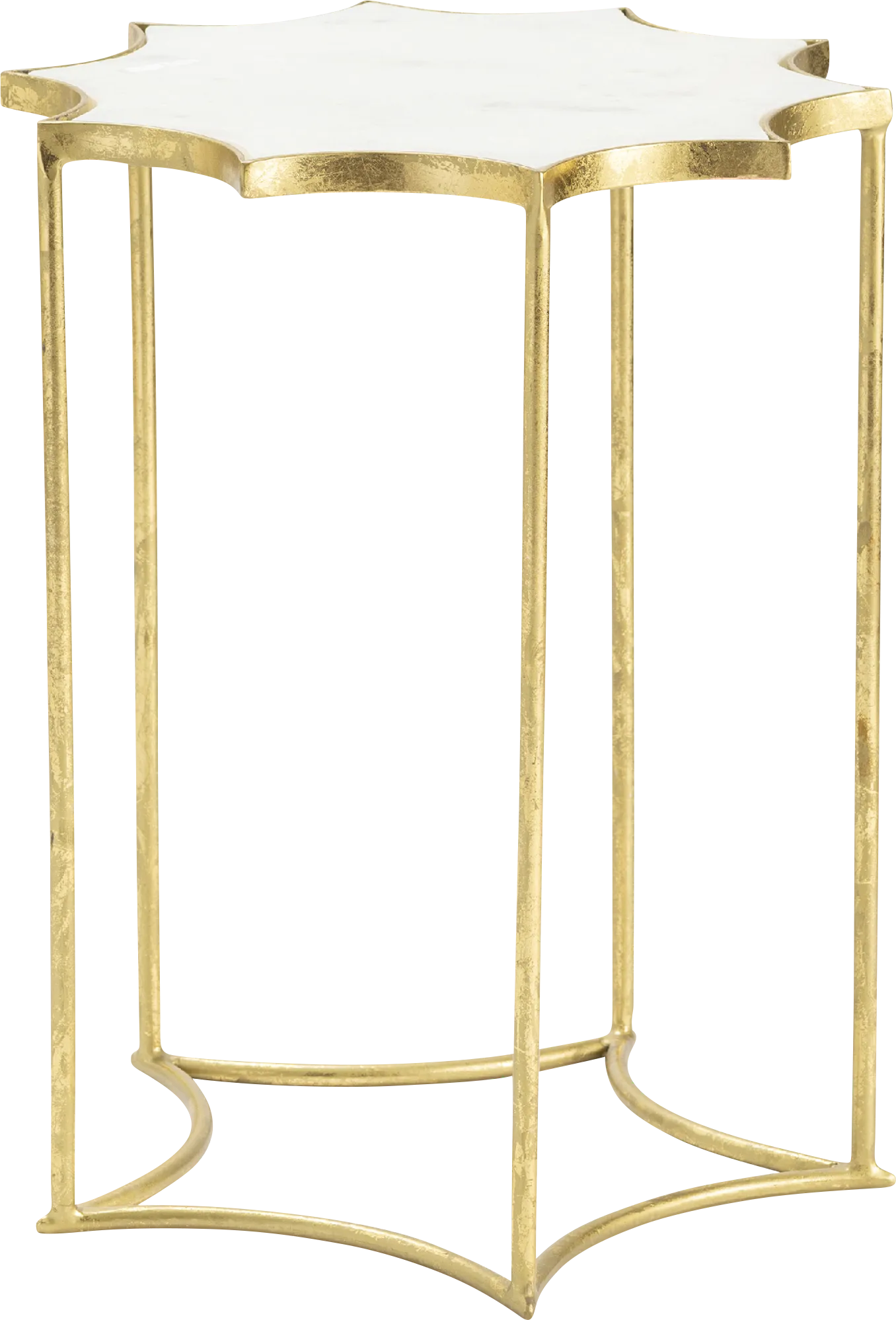 Rubylane White Accent Table - Thumbnail - Image 1