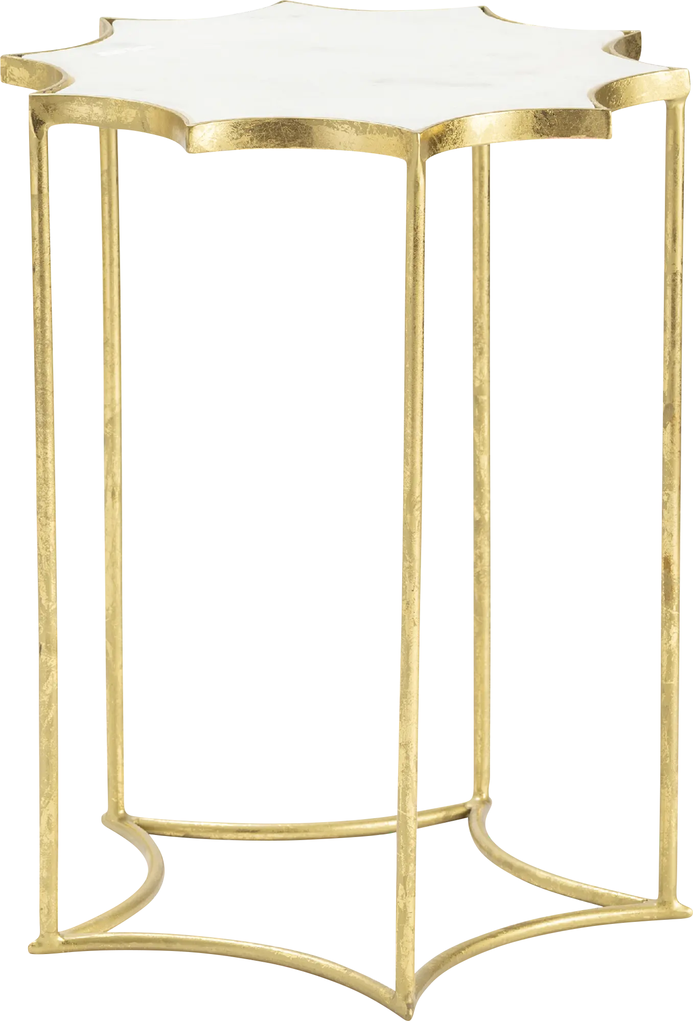 Rubylane White Accent Table