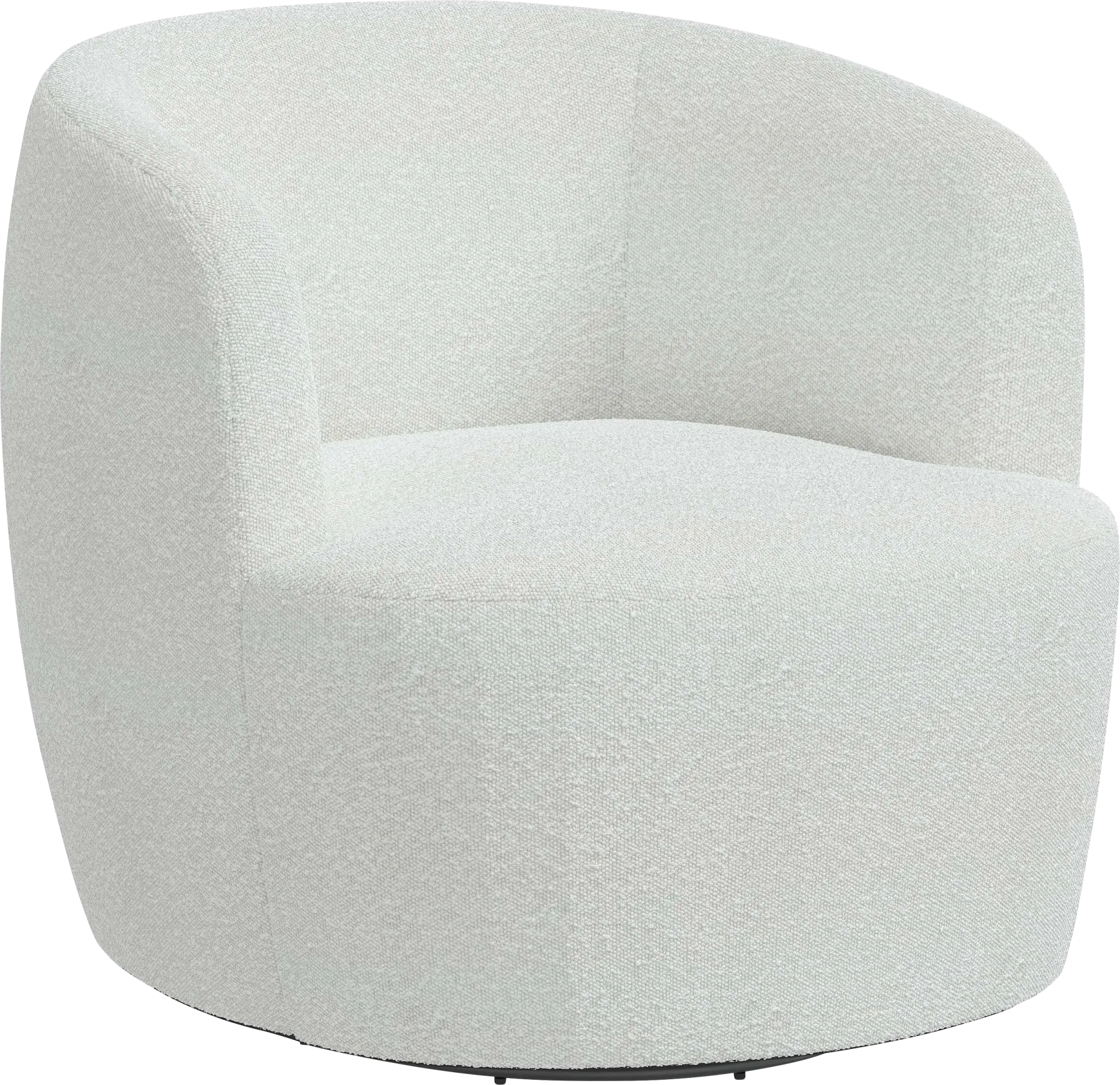 Elloran Cream Swivel Accent Chair - Image 1