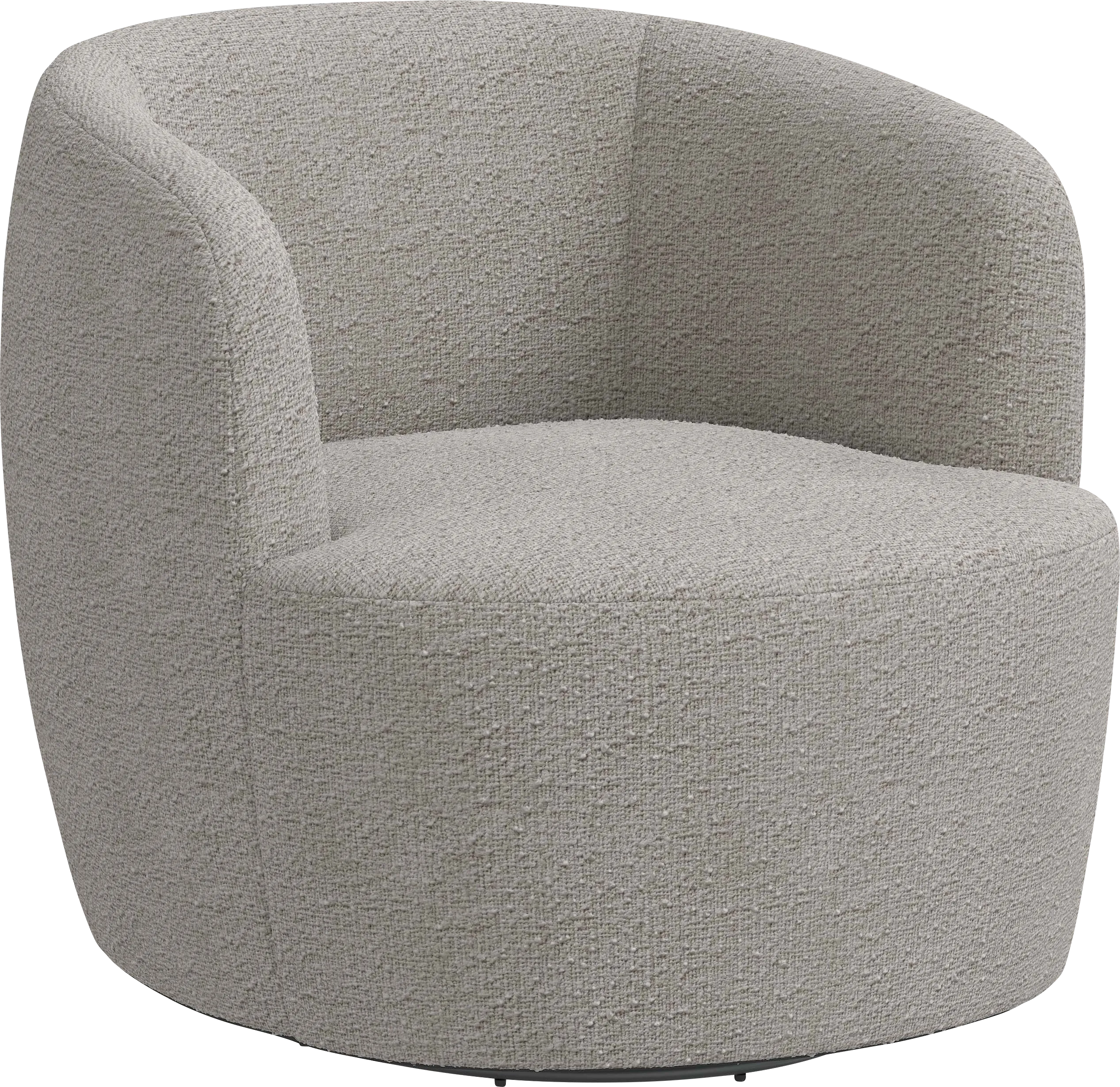 Elloran Gray Swivel Accent Chair