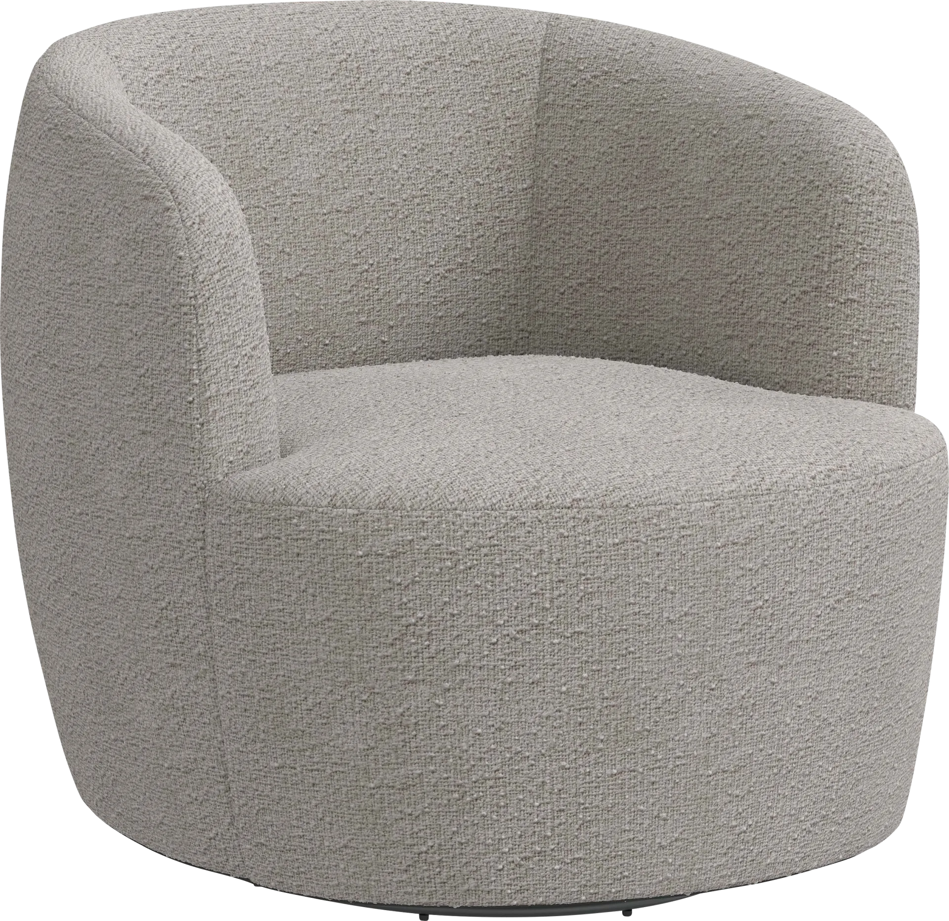 Elloran Gray Swivel Accent Chair - Image 1