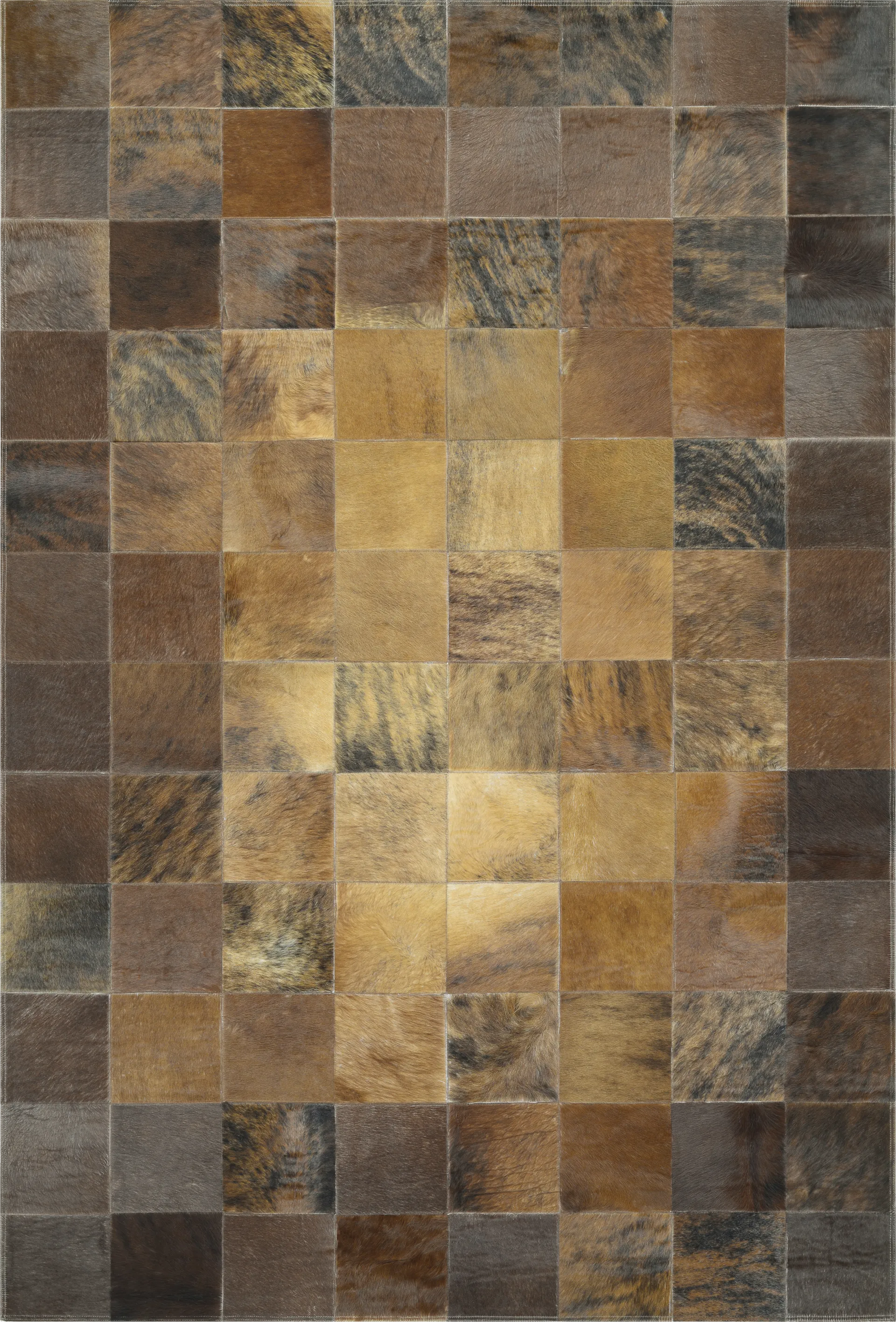 Tile Brown 3'4 x 5'4 Rug - Image 1