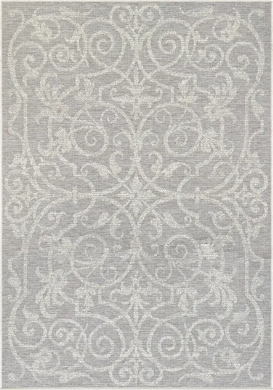 Toulon Brown 5'3 x 7'6 Indoor/Outdoor Rug