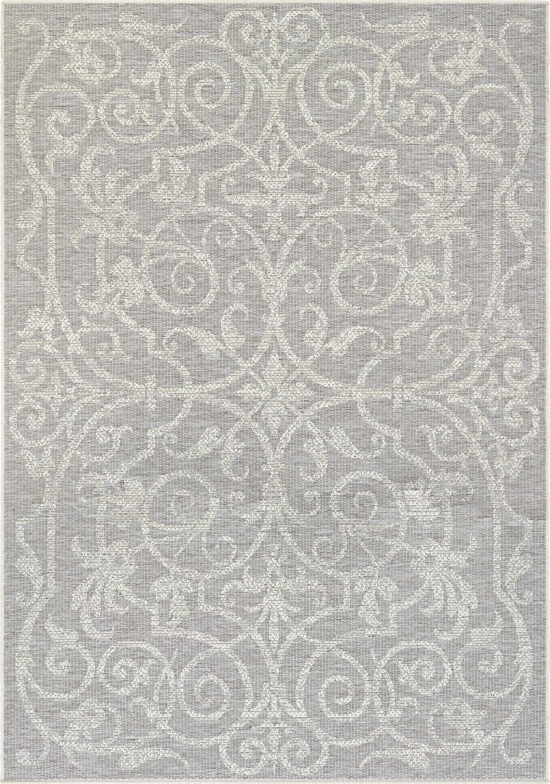Toulon Brown 7'6 x 10'9 Indoor/Outdoor Rug - Image 1
