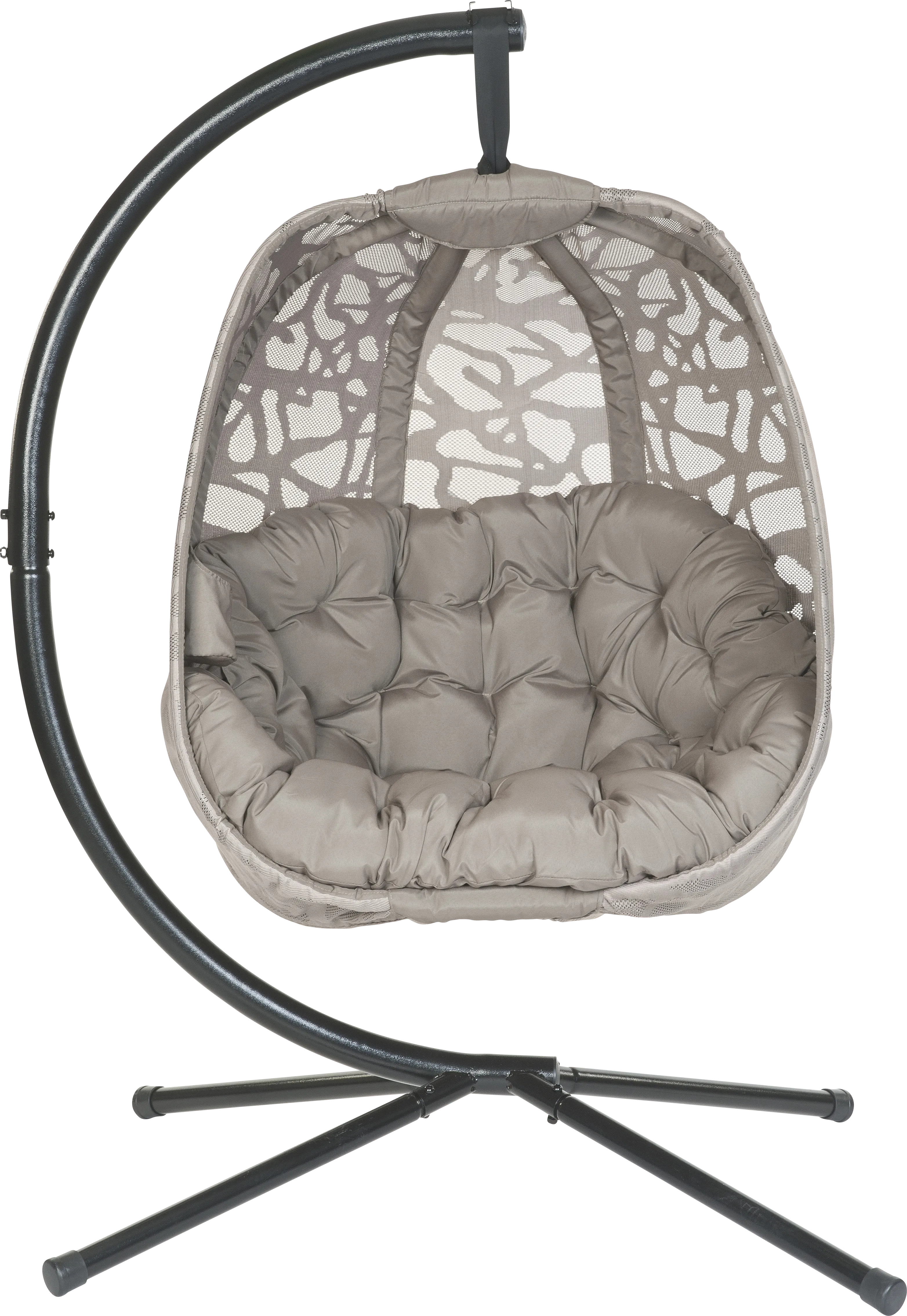 Outdoor Wolframe Beige Hanging Chair - Thumbnail - Image 1