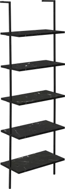 Winbrow Black Marble Bookcase
