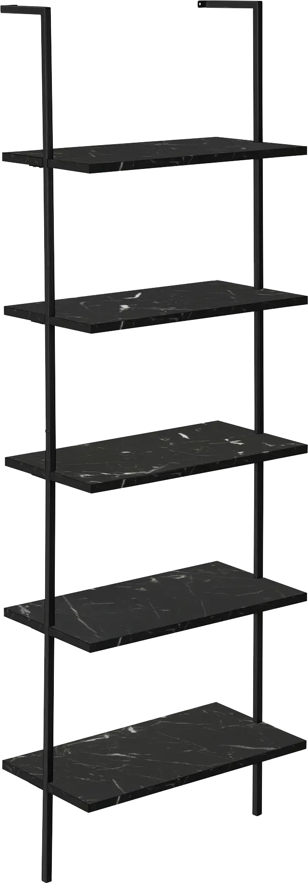 Winbrow Black Marble Bookcase