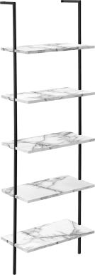 Winbrow White Marble Bookcase