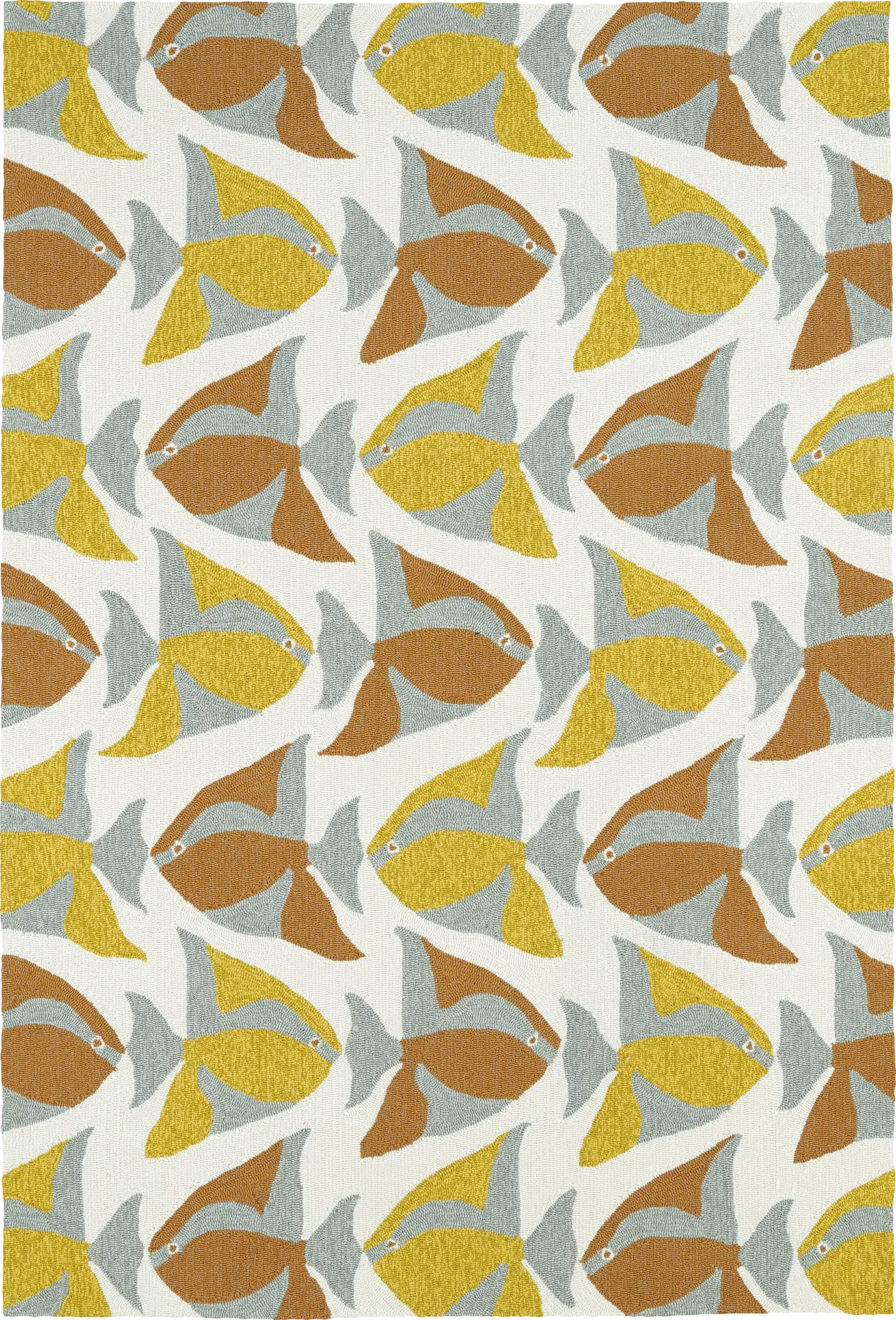 Aletta Brown 3' x 5' Indoor/Outdoor Rug - Image 1