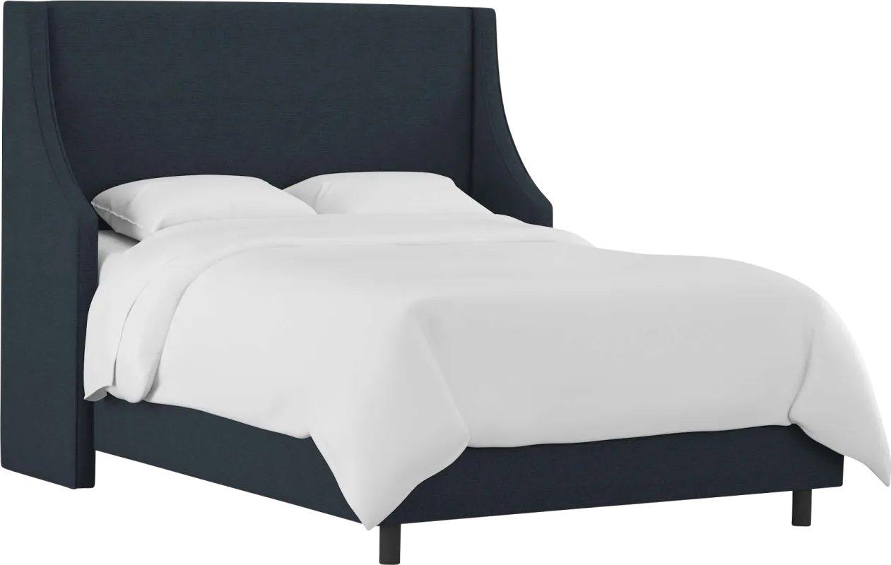 Allyena Navy Queen Bed