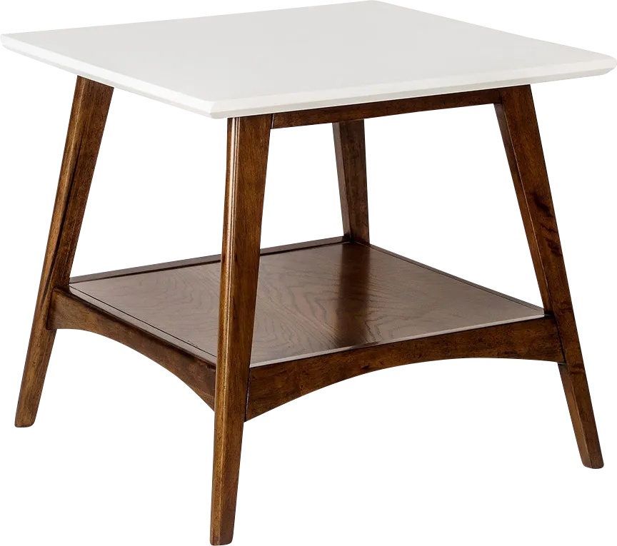 Westella Pecan End Table - Image 1