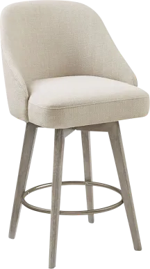 Whitborne Sand Swivel Counter Height Stool