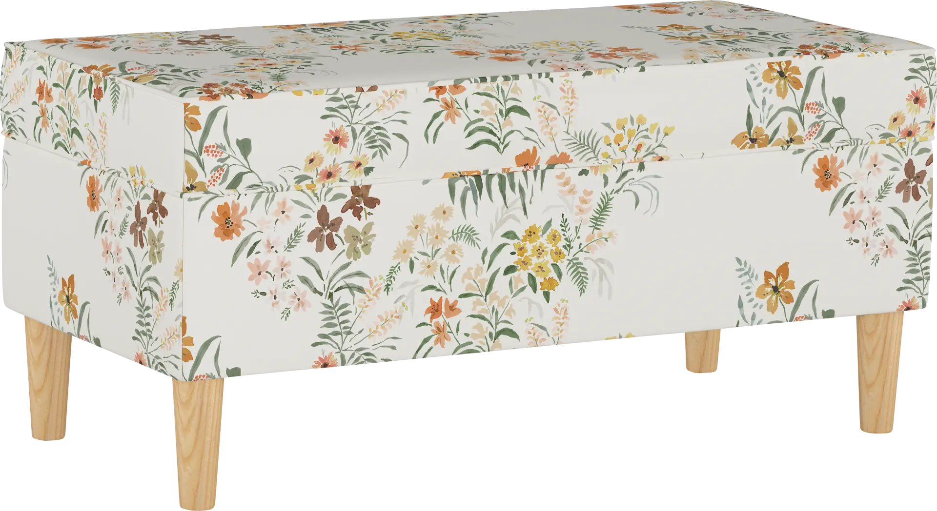 Pladson II Cream Storage Bench