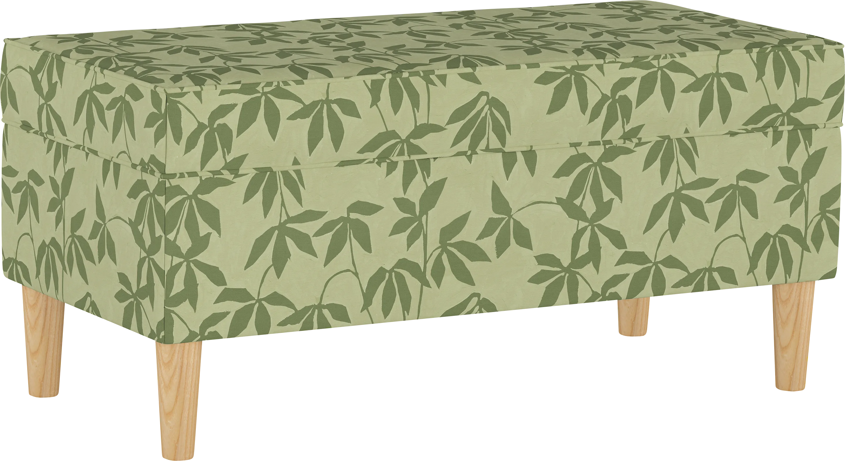 Pladson II Light Green Storage Bench - Thumbnail - Image 1