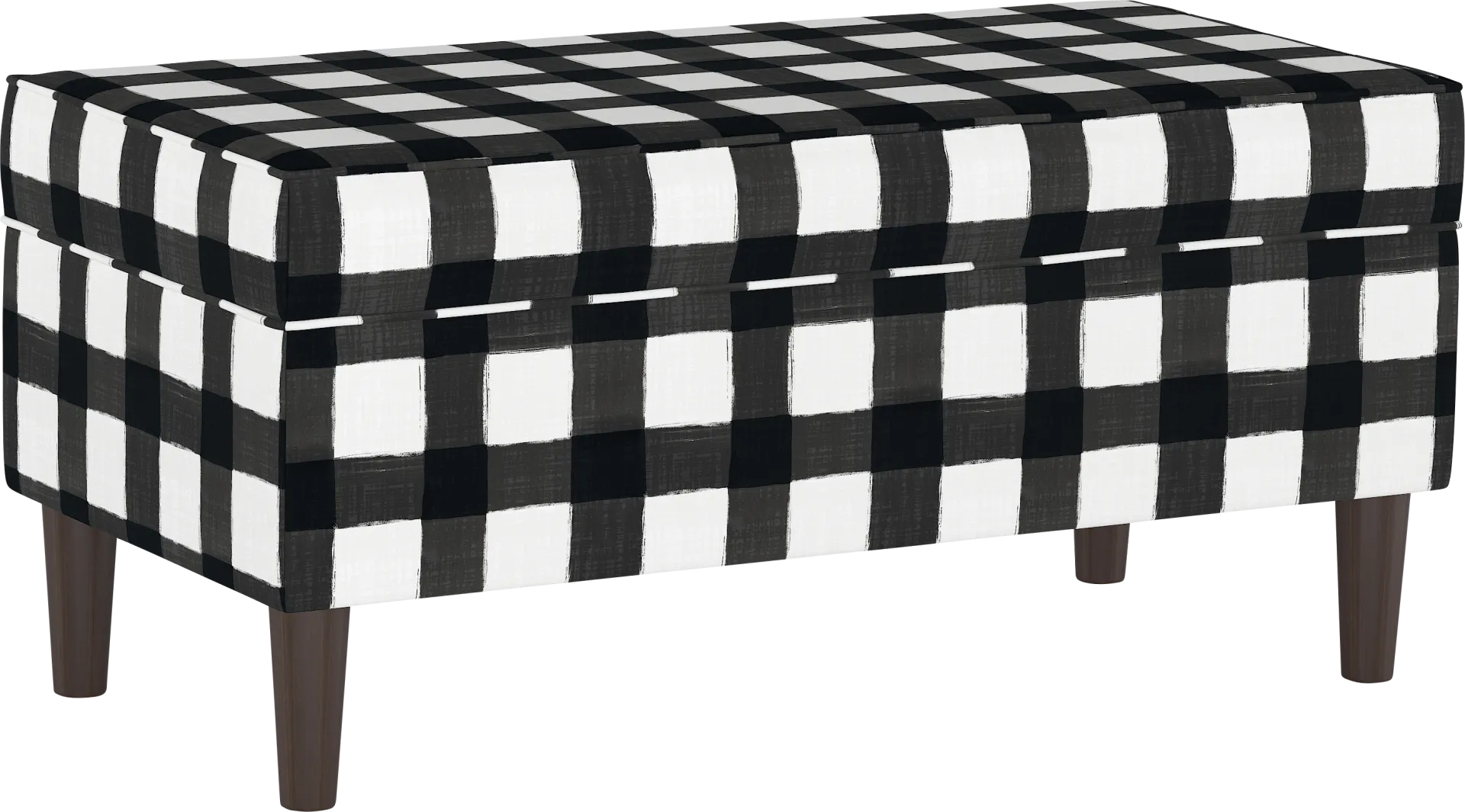 Ralson II Black Storage Bench - Image 1