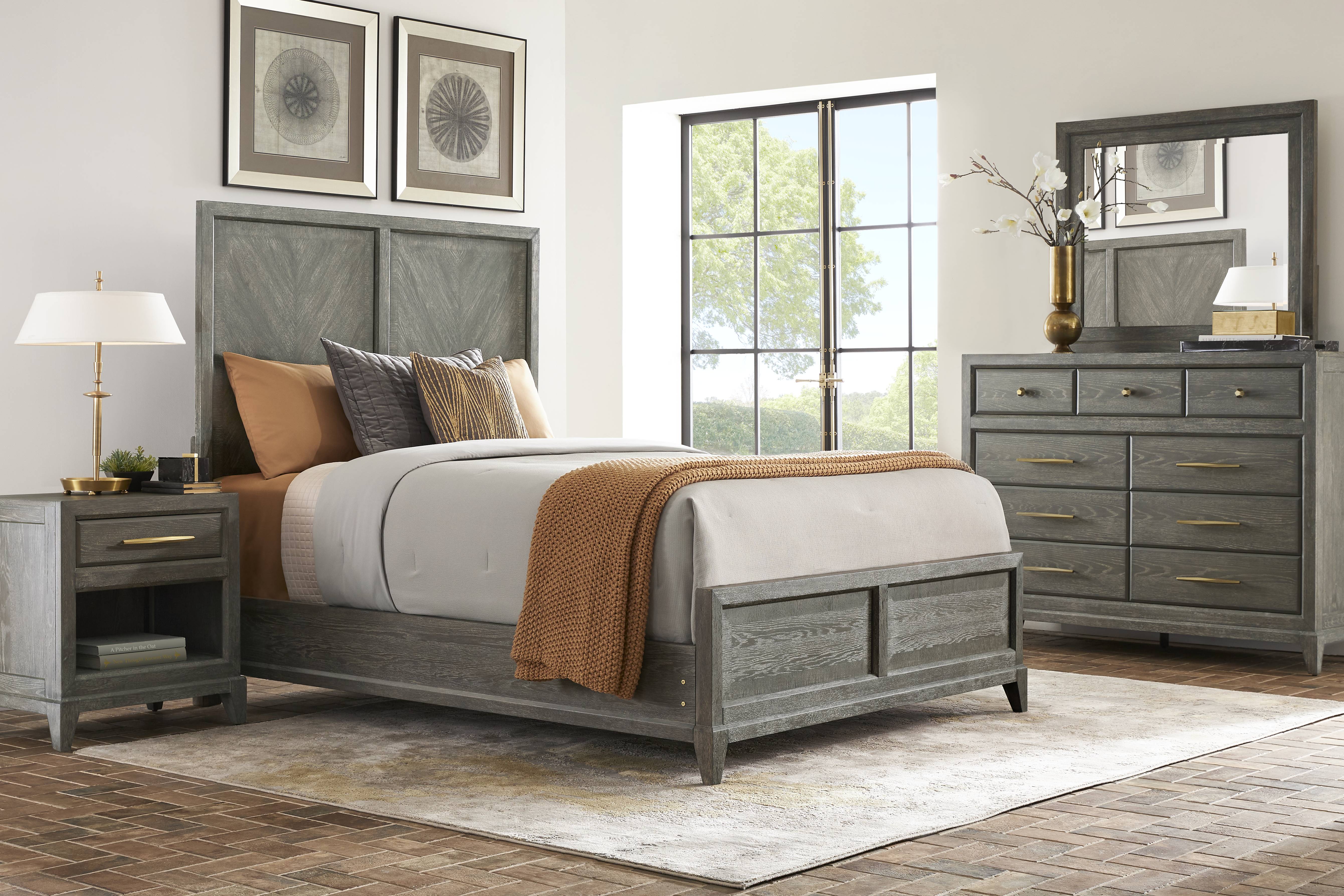 Kailey Park Charcoal Nightstand