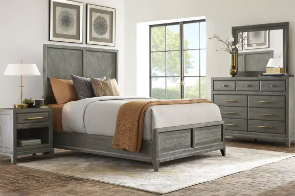 Kailey Park Charcoal Nightstand