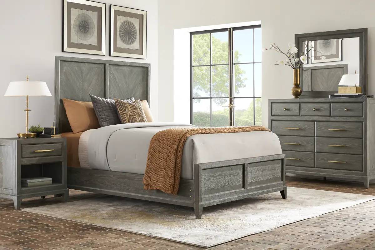 Kailey Park Charcoal Nightstand
