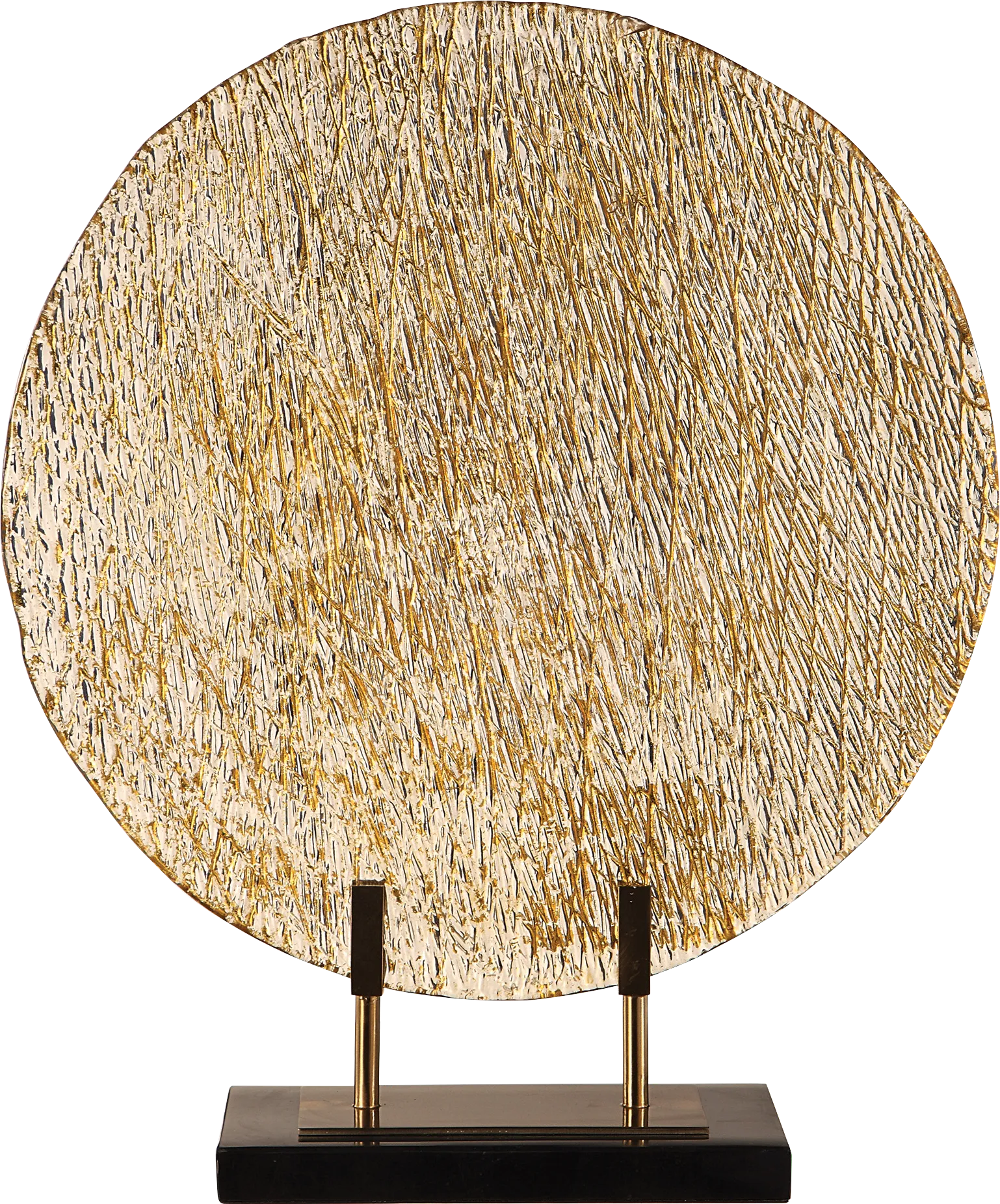 Esais Gold Decorative Plate - Image 1