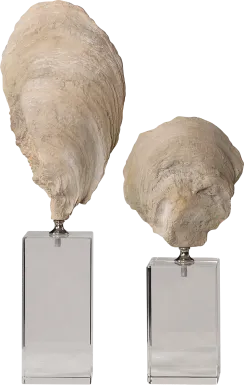 Hadile Ivory Sculpture, Set of 2