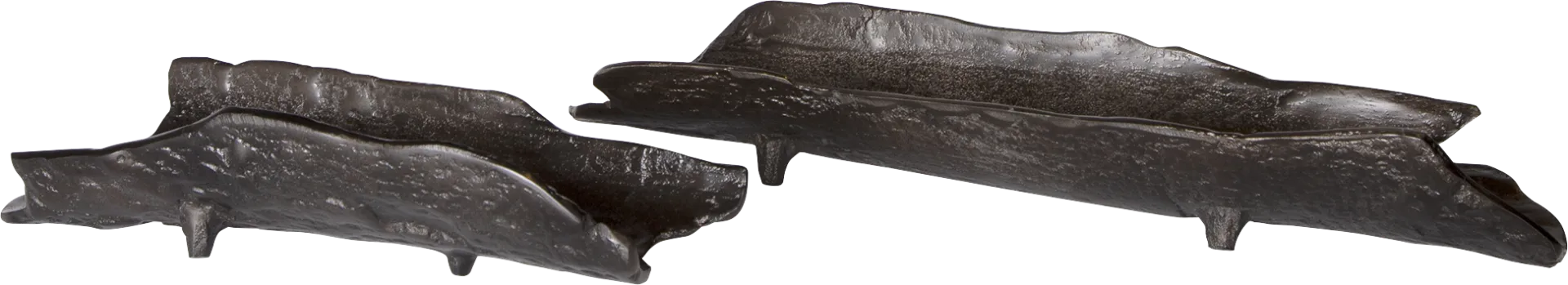 Celerina Black Decor Tray, Set of 2