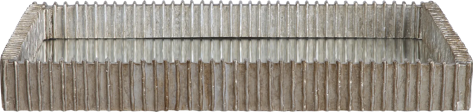 Taskin Silver Decor Tray - Image 1