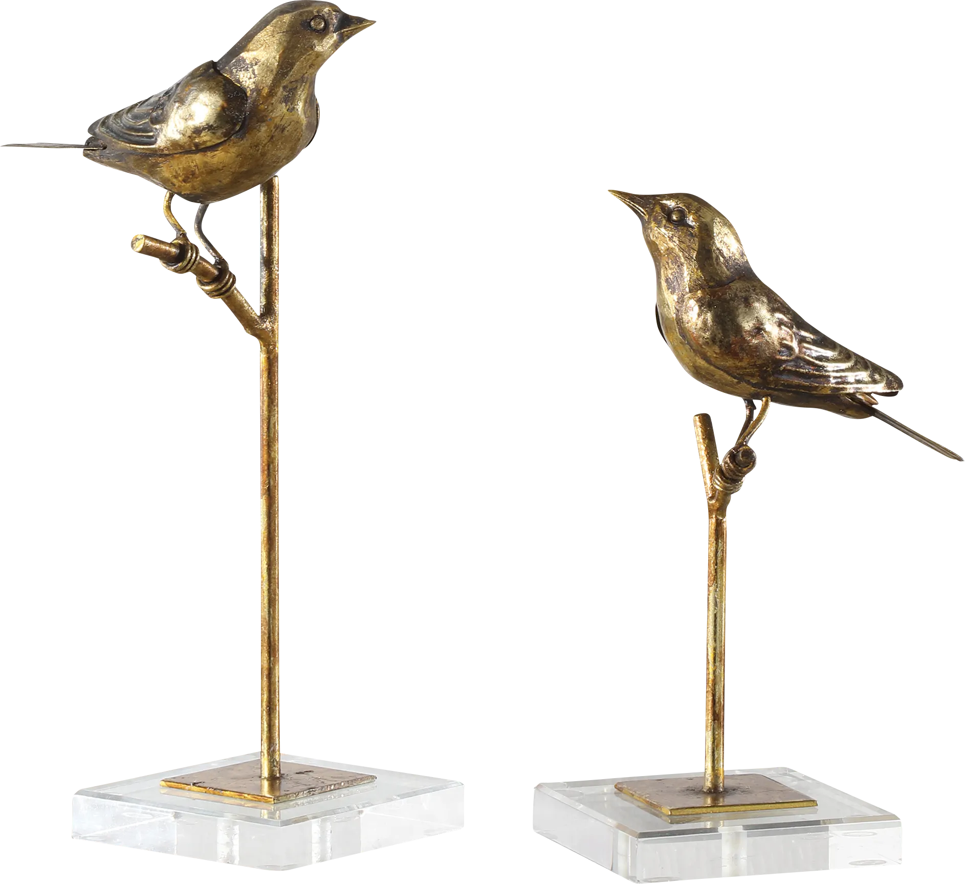 Consetta Gold Sculpture, Set of 2 - Image 1