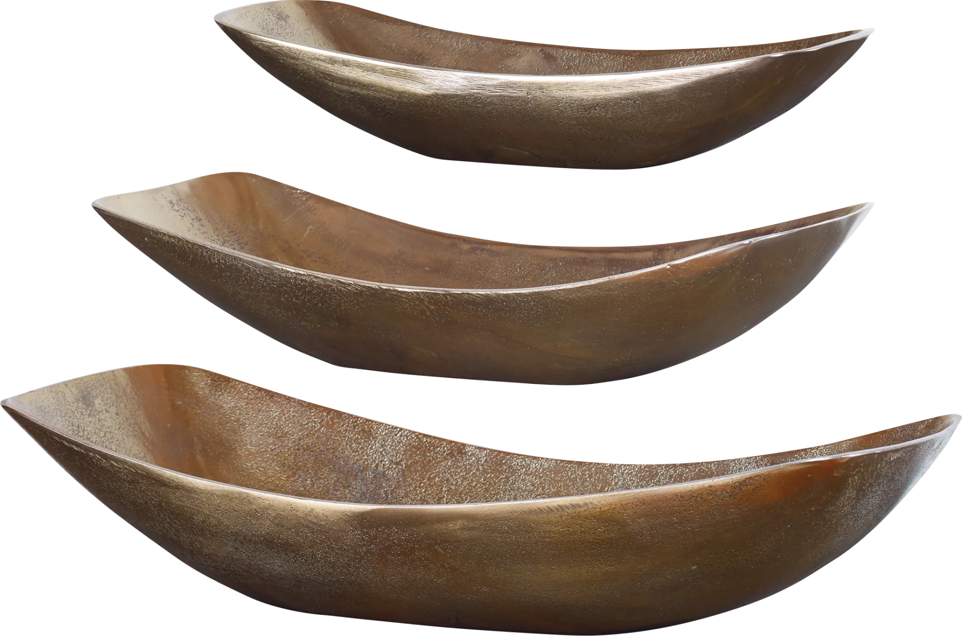 Ashara Brass Bowl, Set of 3 - Image 1