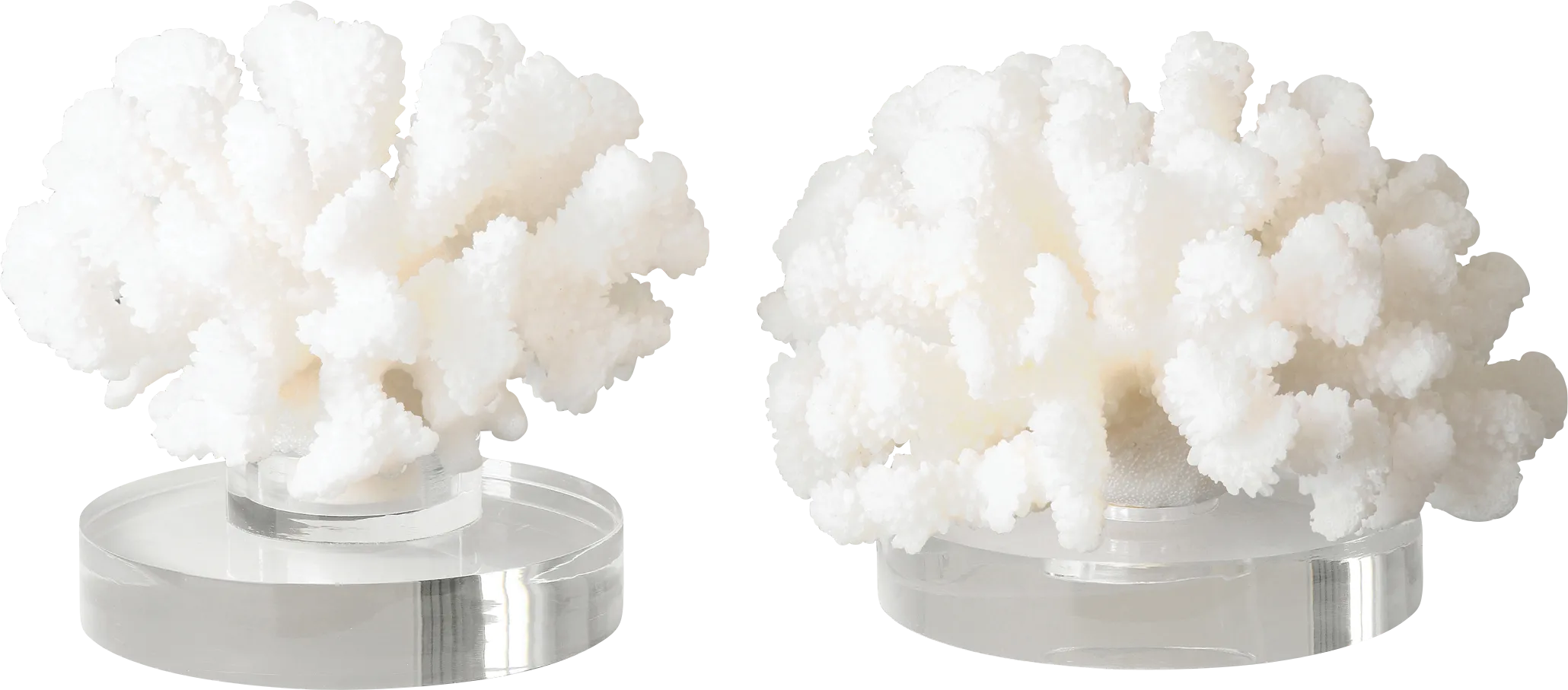 Avadale White Sculpture, Set of 2 - Thumbnail - Image 1