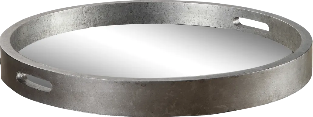 Eliam Silver Decor Tray