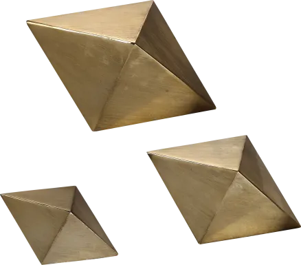 Nuvia Champagne Sculpture, Set of 3