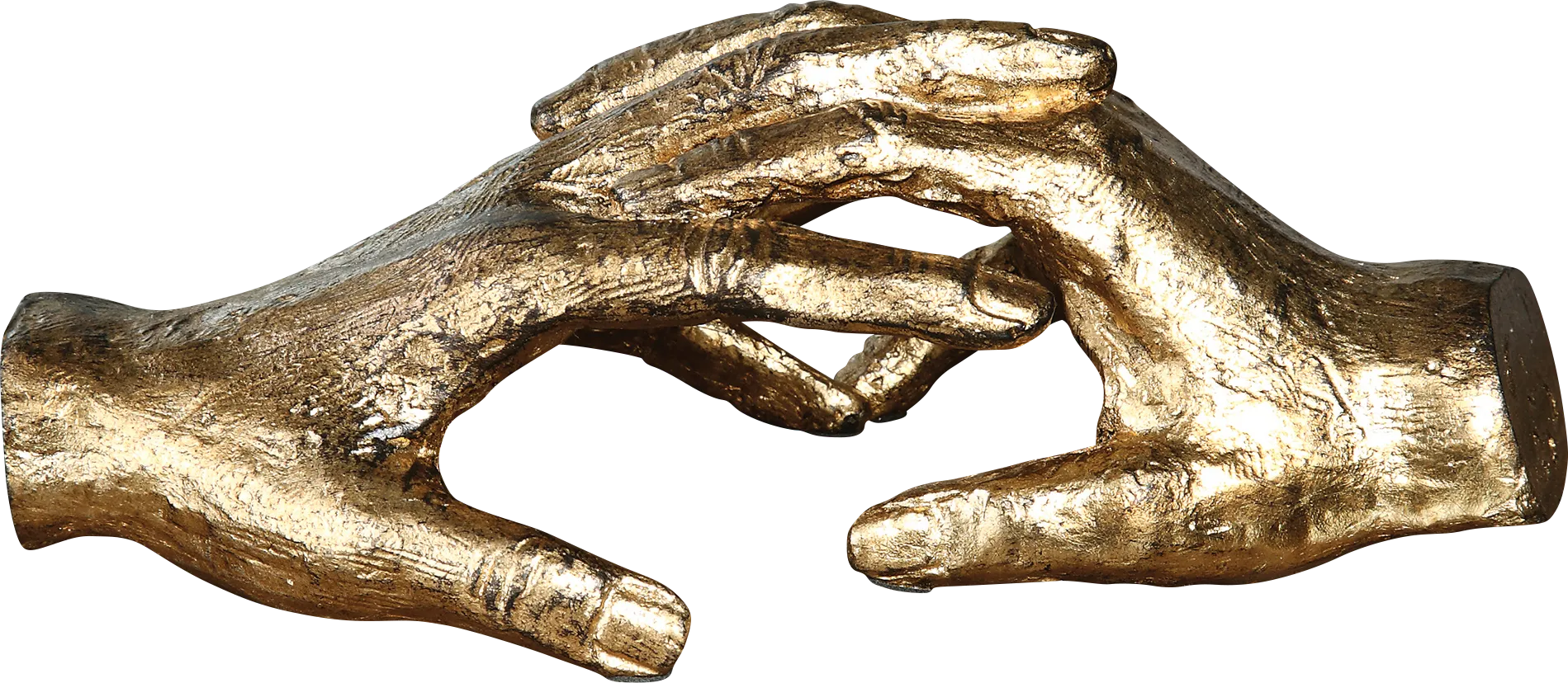Together At Last Gold Sculpture - Image 1