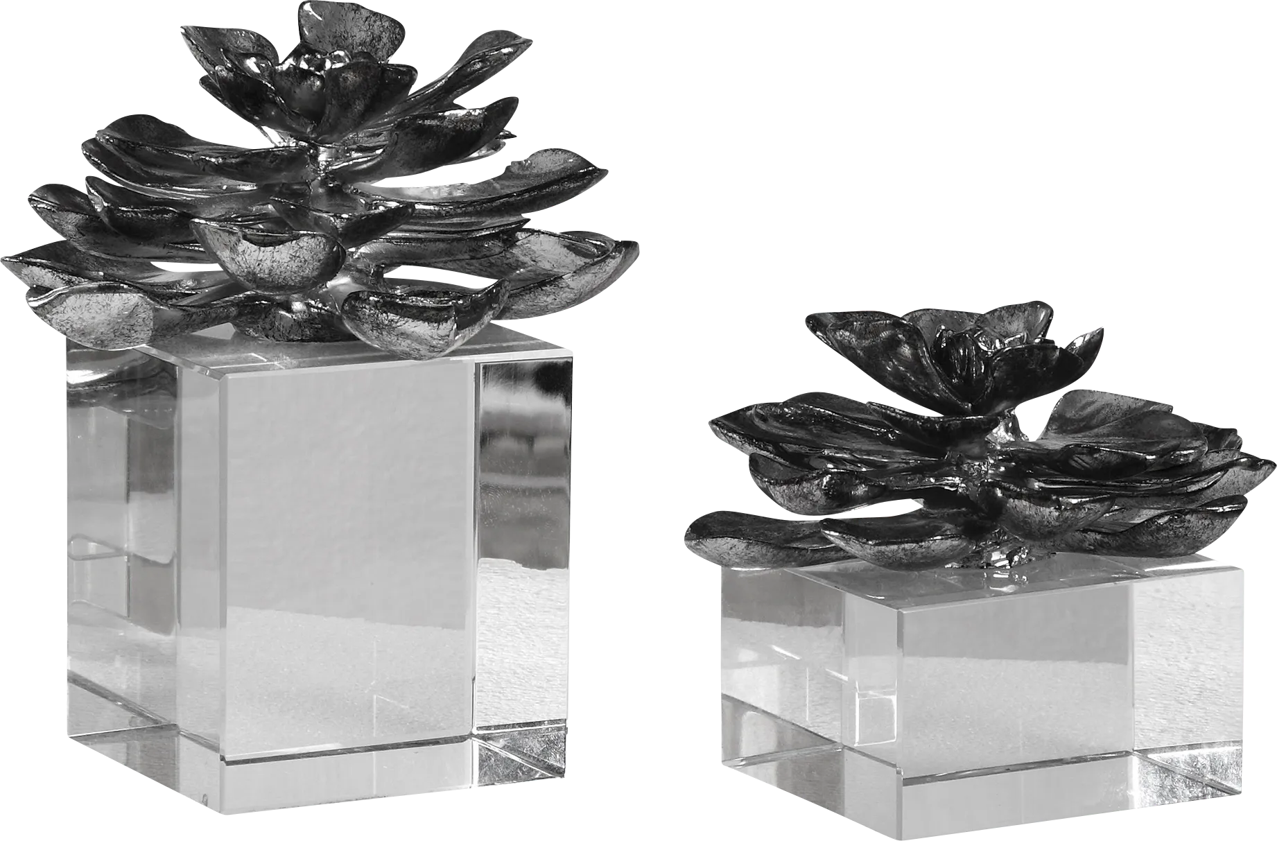 Rinita Silver Sculpture, Set of 2 - Thumbnail - Image 1