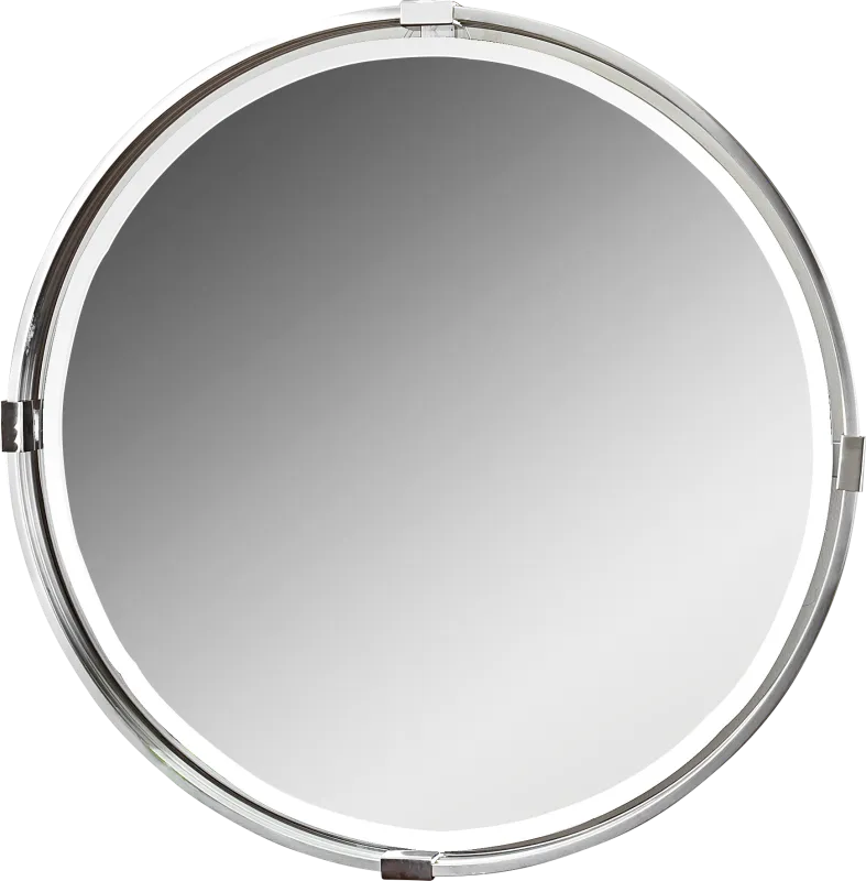 Teanna Silver Mirror