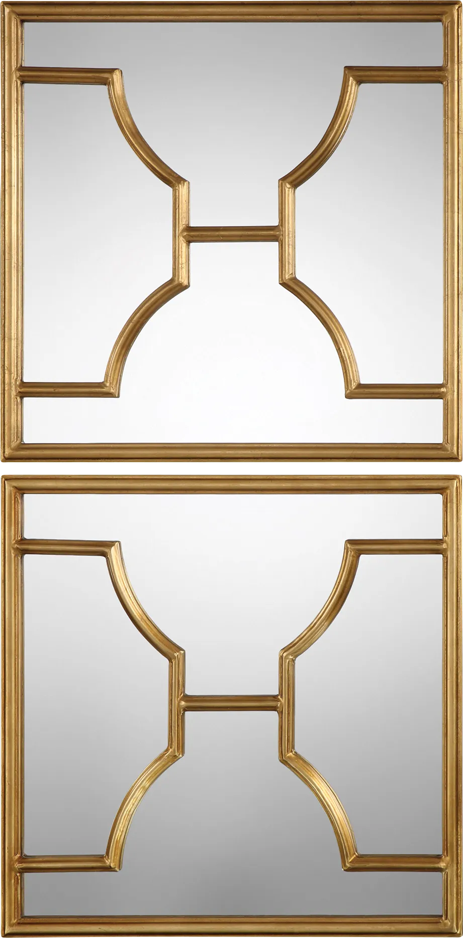Nash Gold Mirror, Set of 2 - Image 1