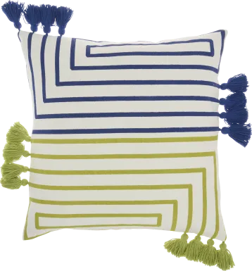 Kids Wiestling Green Throw Pillow