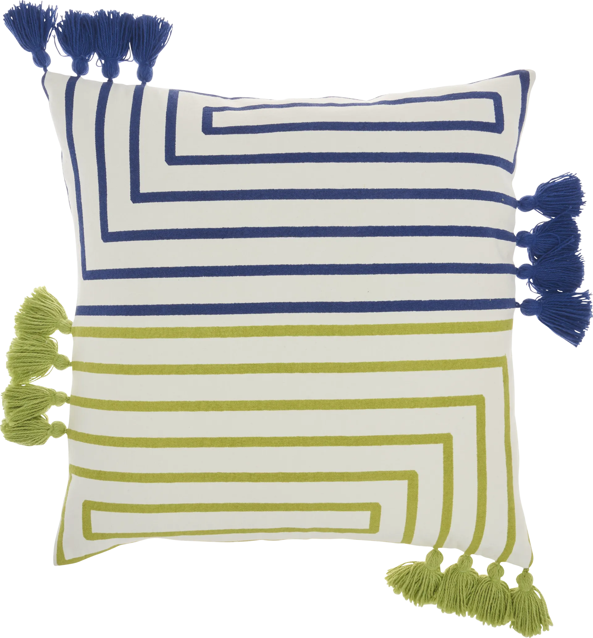 Kids Wiestling Green Throw Pillow - Image 1