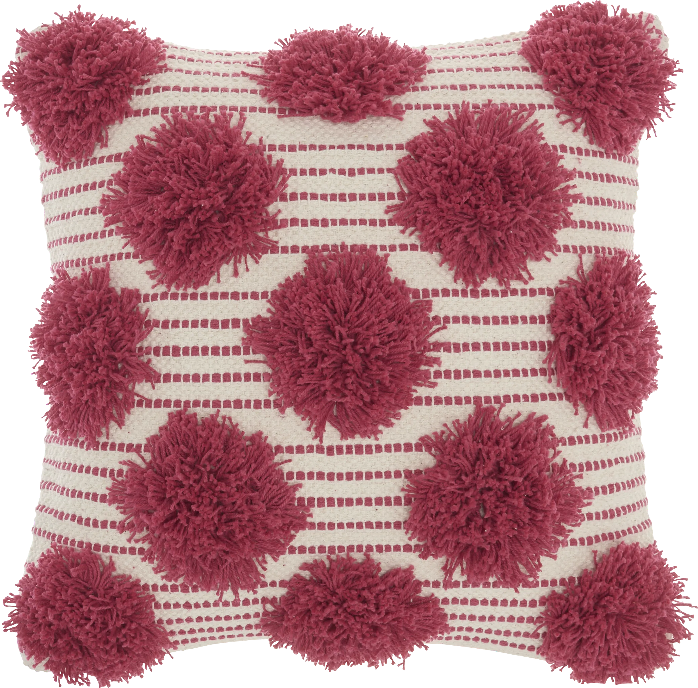 Kids Tuffnell Pink Throw Pillow - Thumbnail - Image 1