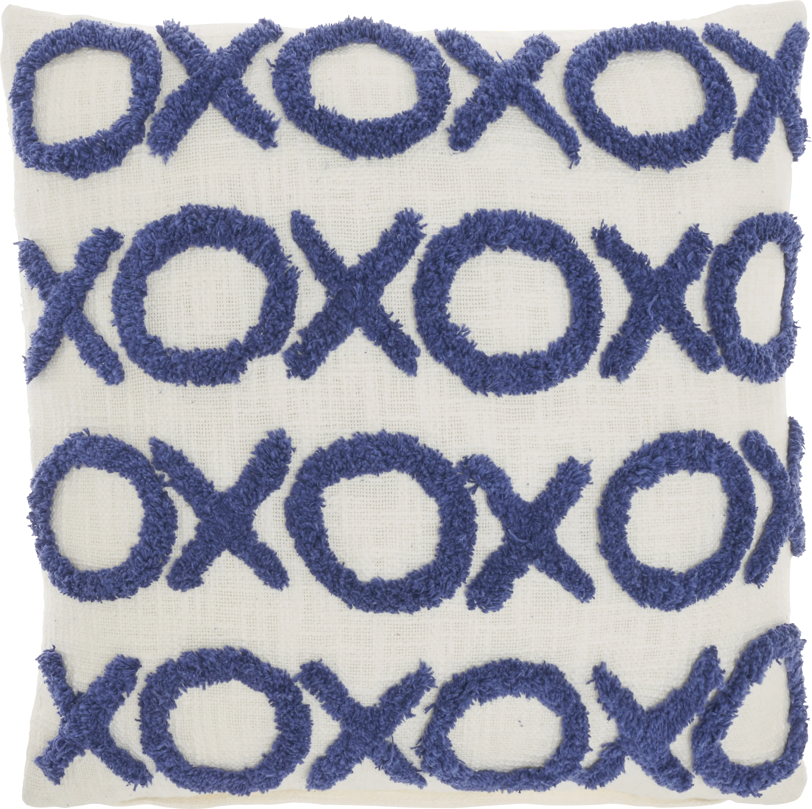 Kids Besos Lane Blue Throw Pillow - Thumbnail - Image 1