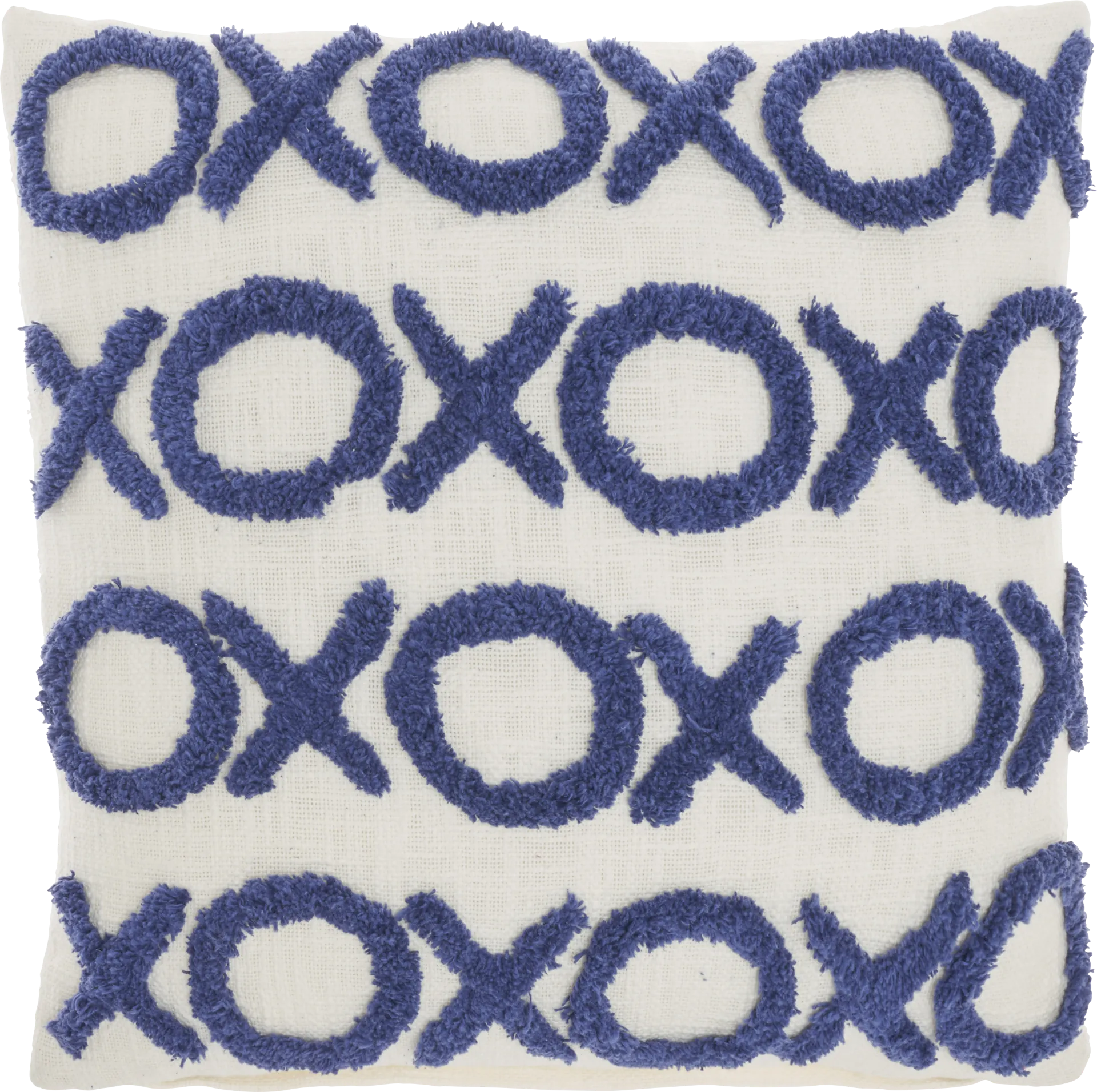 Kids Besos Lane Blue Throw Pillow - Image 1