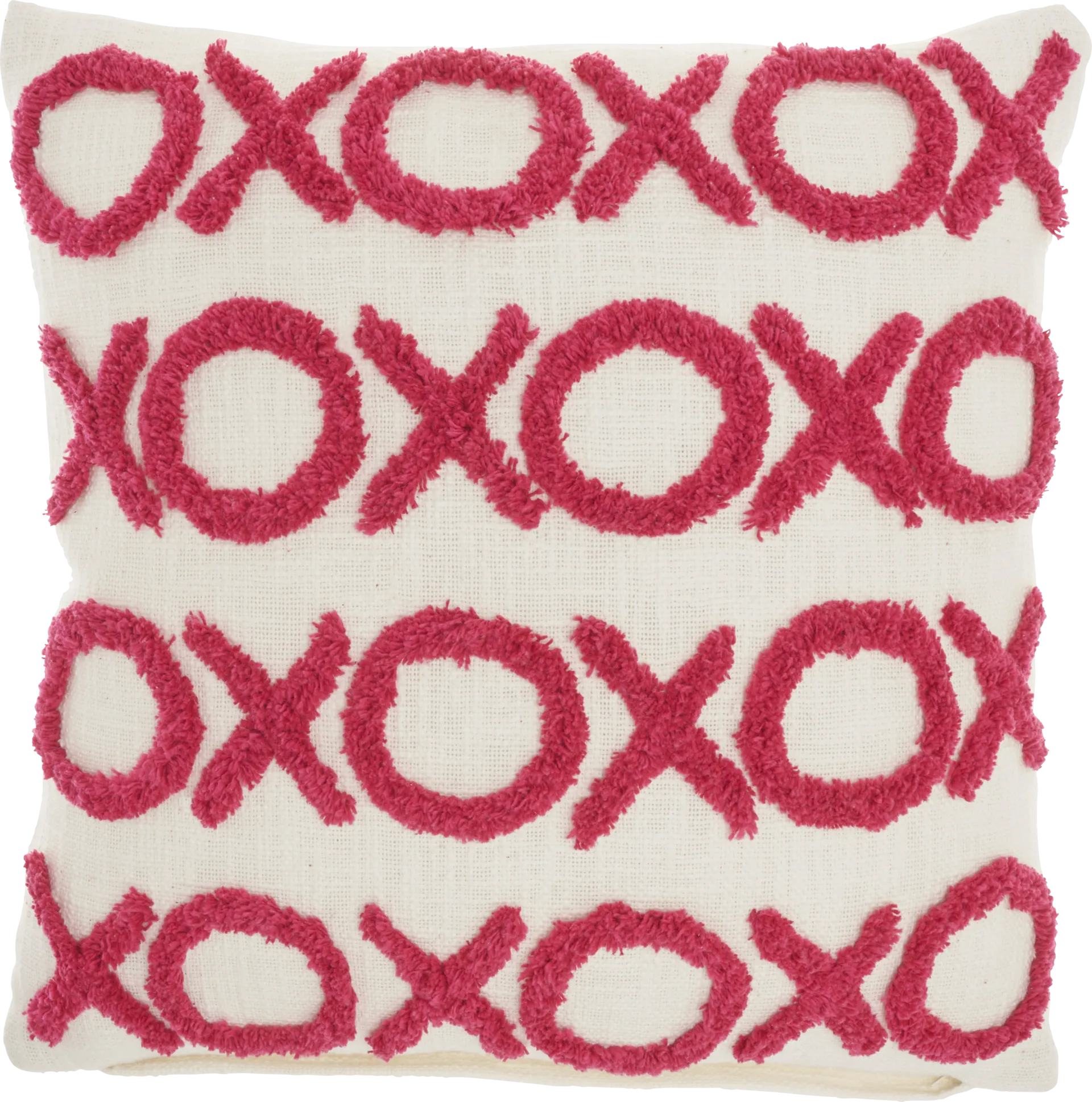 Kids Besos Lane Pink Throw Pillow - Image 1